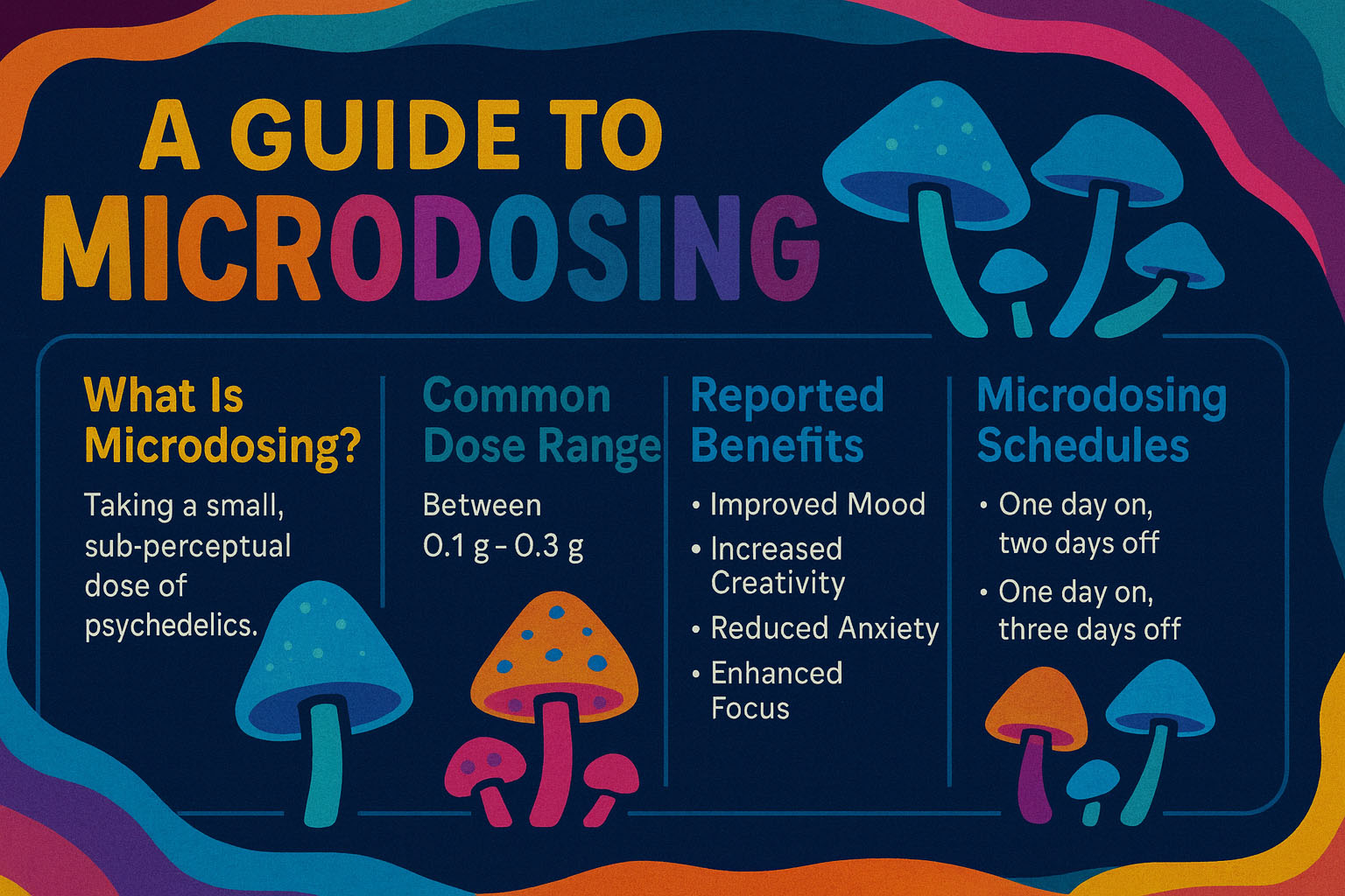 Guide to microdosing mushrooms